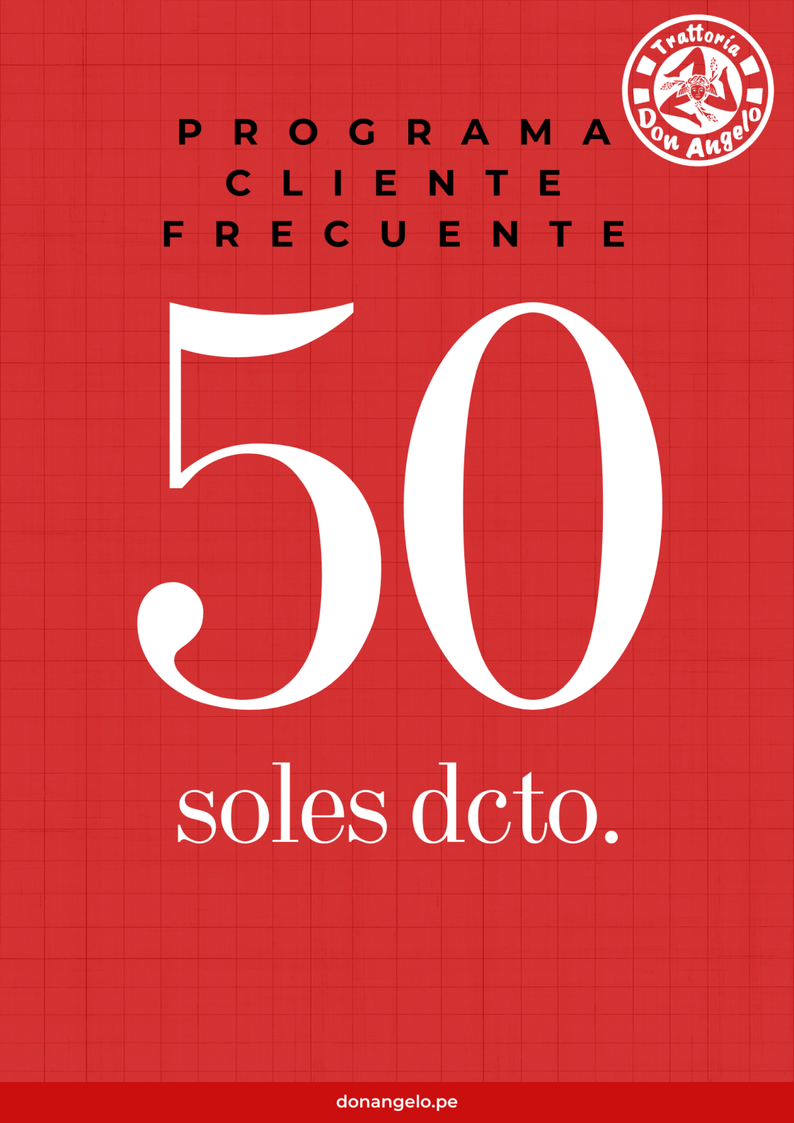 CLIENTE FRECUENTE – 50 SOLES DE DESCUENTO